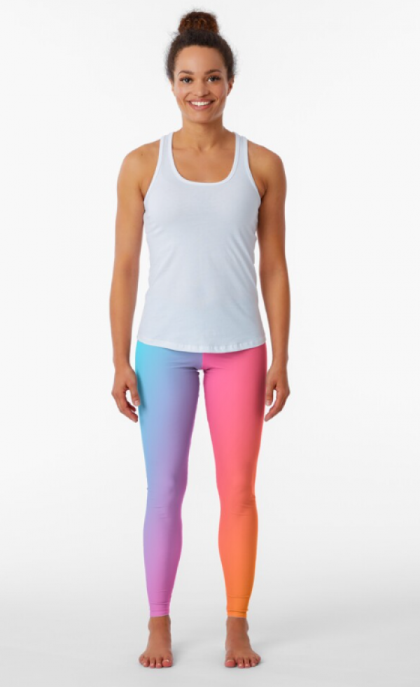 Legging dengan desain gradient